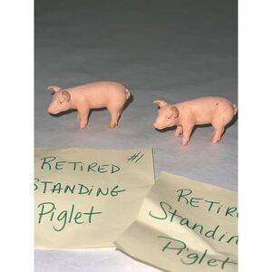 Retired Schleich retired standing piglet lot farmlfe